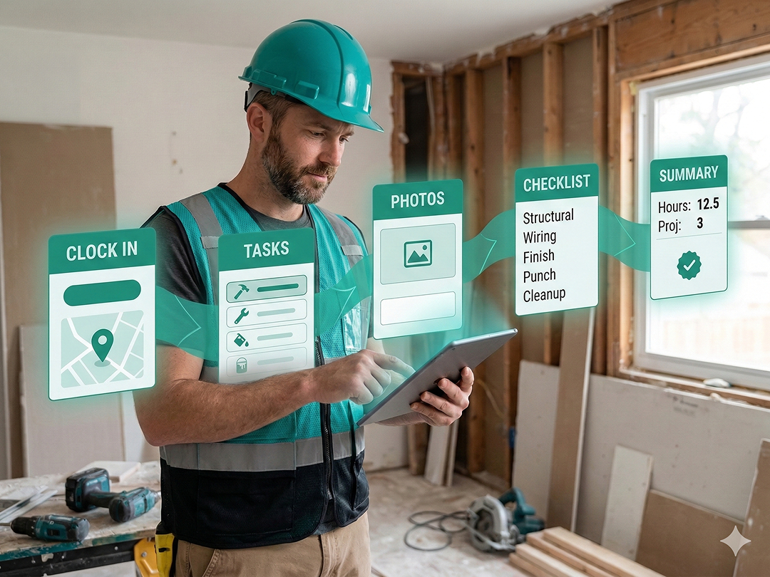 Time Tracking for Construction Workers (Without Slowing the Job Down)