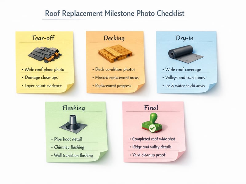During photo set (milestones that unlock approvals)