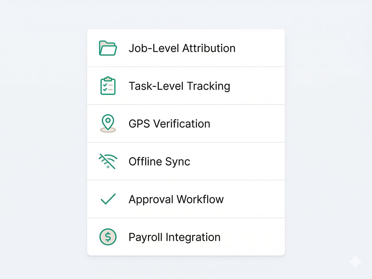 Free Time Tracking App for Contractors: What to Look For