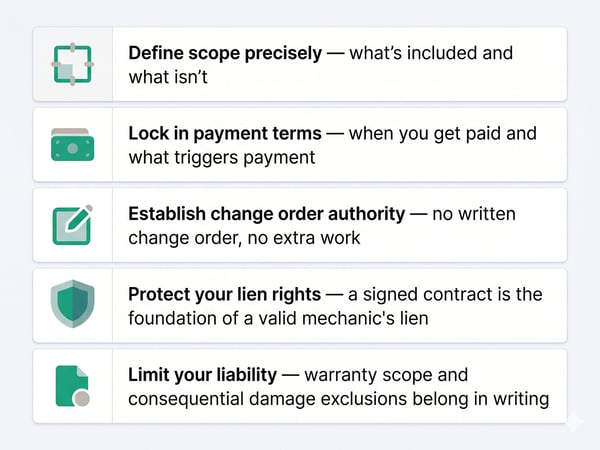 Why Every Contractor Needs a Written Contract