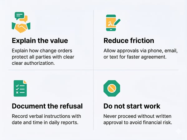 What Happens When a Client Refuses to Sign