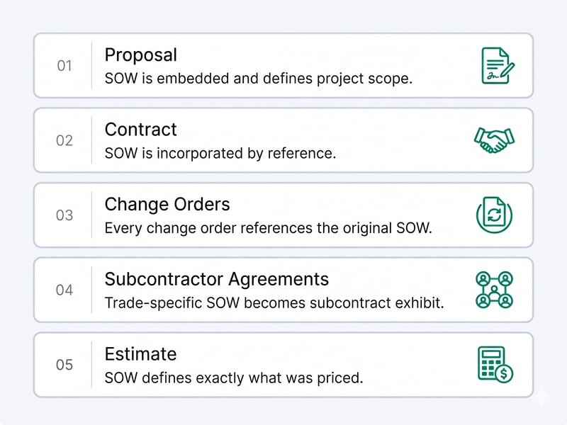 How the SOW Connects to Other Documents