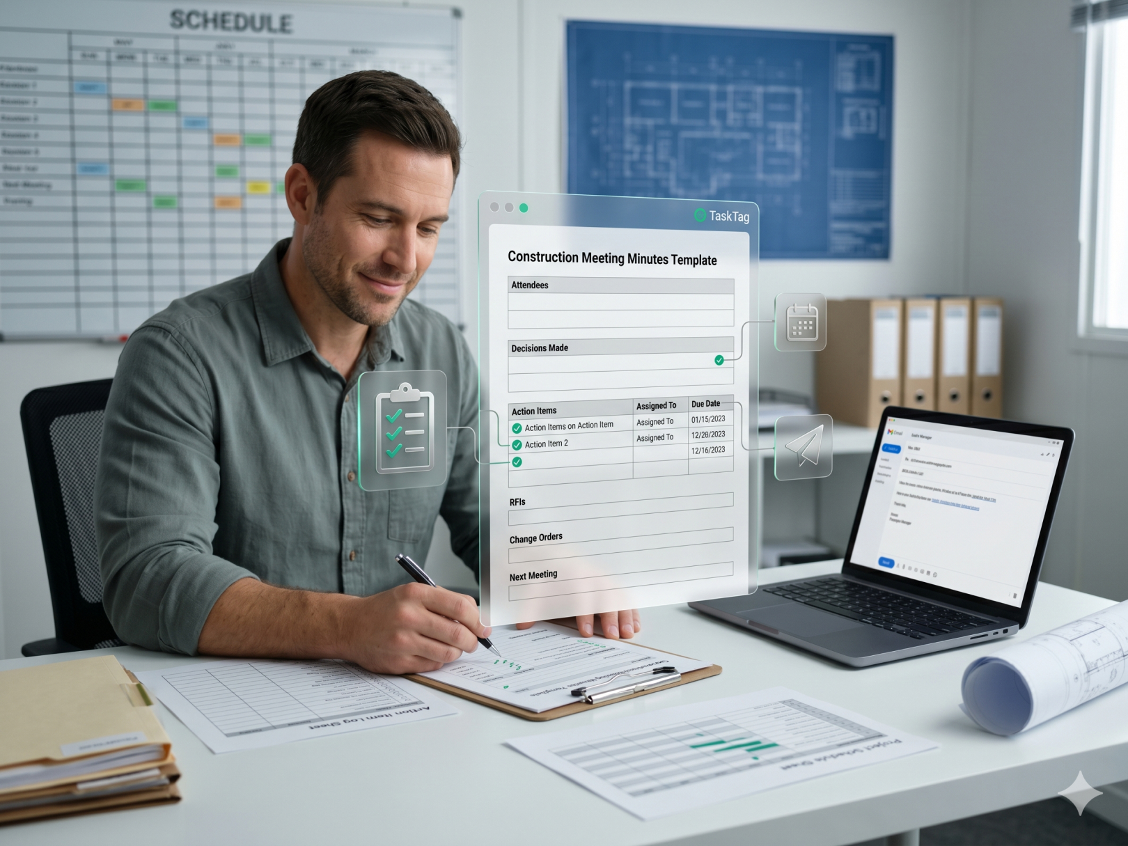 Construction Meeting Minutes Template: Owner, Subcontractor, and Site Meetings