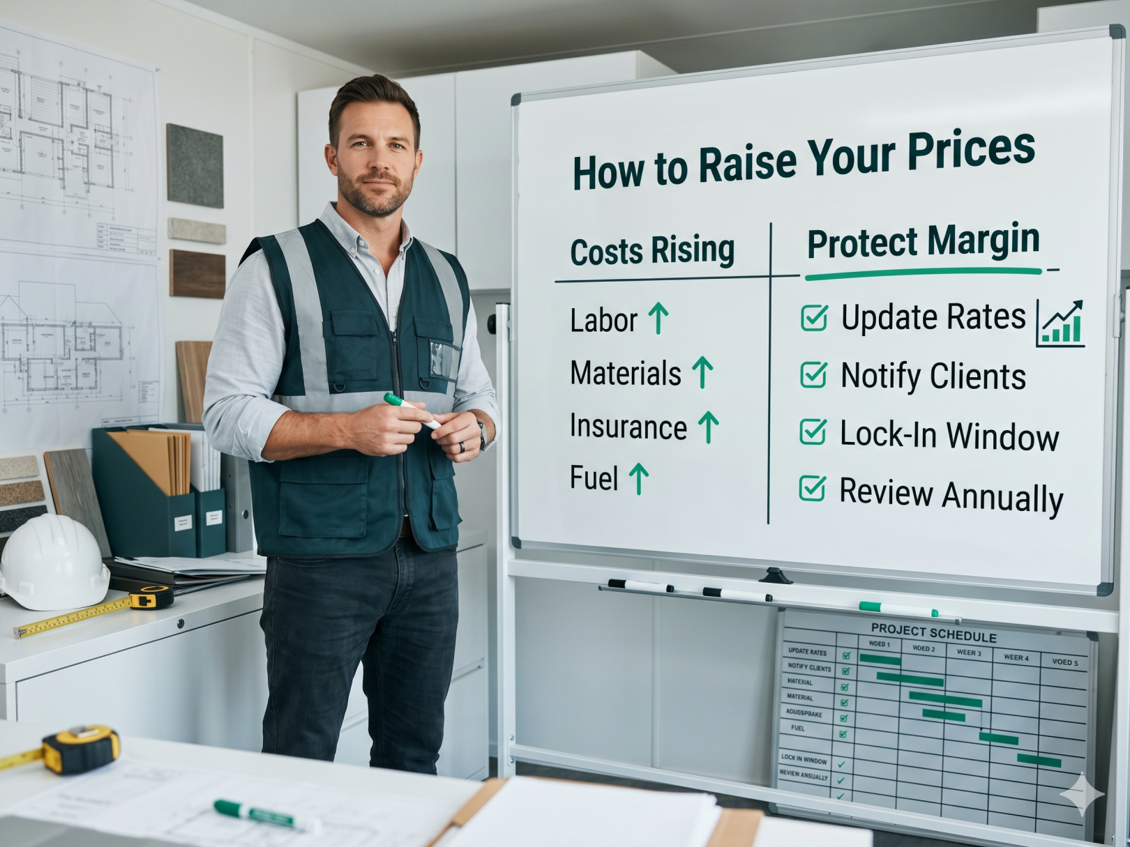 How to Raise Your Prices as a Contractor: When, How, and What to Say