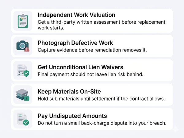 Final Payment Disputes: Protecting Your Position