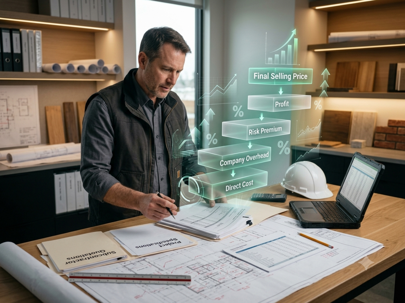 General Contractor Markup: Rates, Calculation, and Change Order Pricing