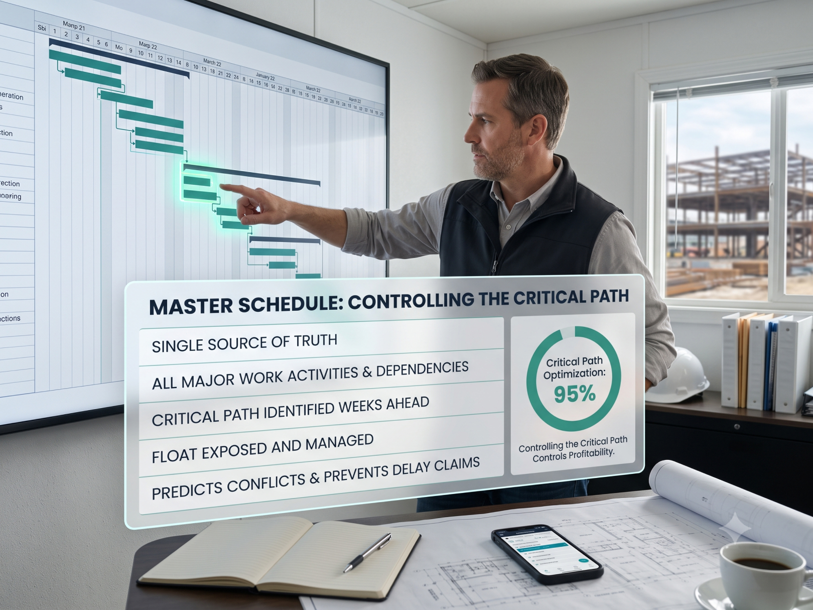 Construction Project Scheduling: How to Build a Master Schedule