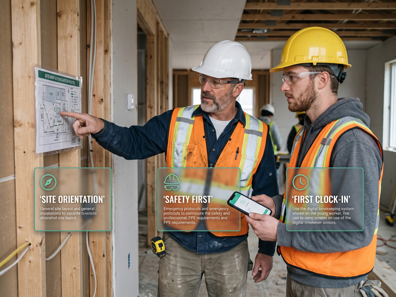 How to Onboard New Construction Workers: The Complete First-Day Checklist