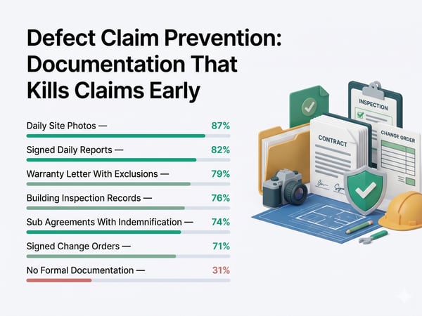 Defect Claim Prevention: Documentation That Kills Claims Early