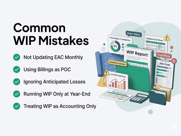 Common Construction WIP Report Mistakes