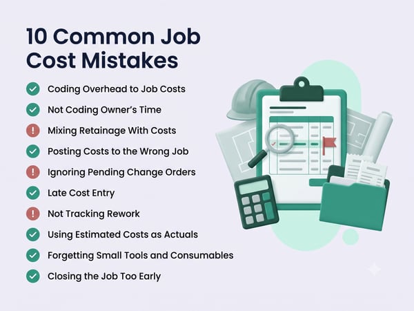 10 Common Construction Job Cost Mistakes