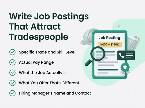 Writing Job Postings That Attract Skilled Tradespeople