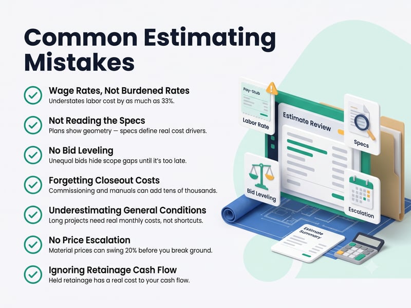 Common Estimating Mistakes