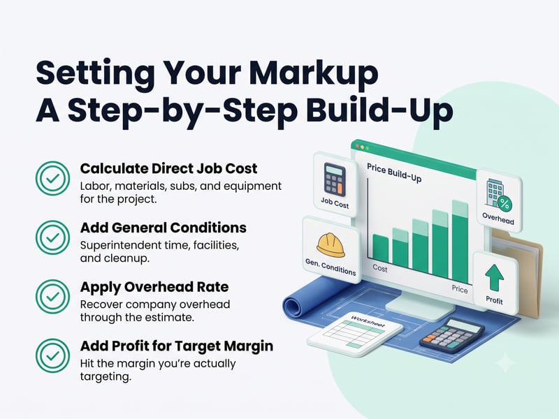 Setting Your Markup: A Step-by-Step Build-Up