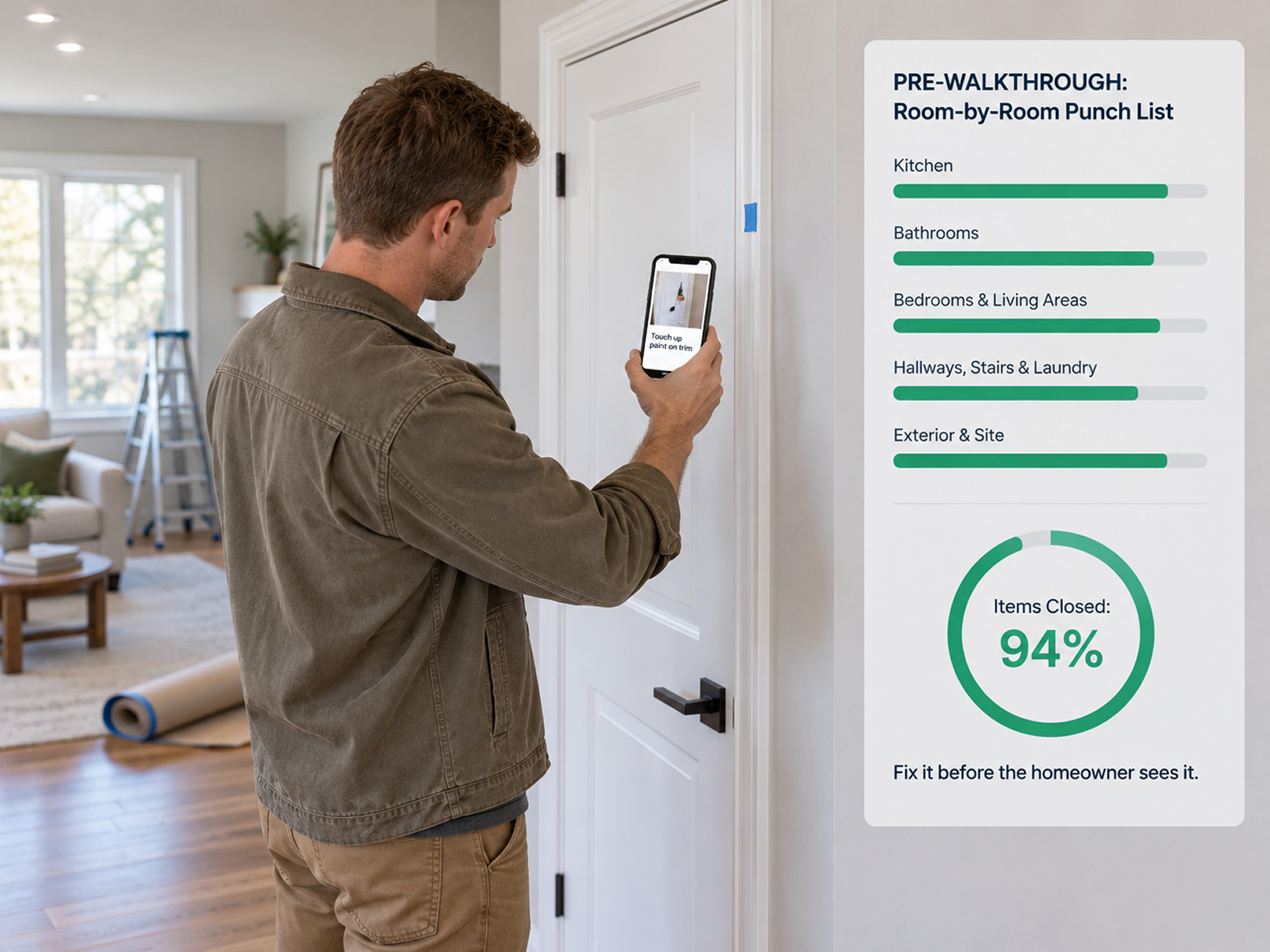 Residential Punch List Template: Room-by-Room for Remodelers