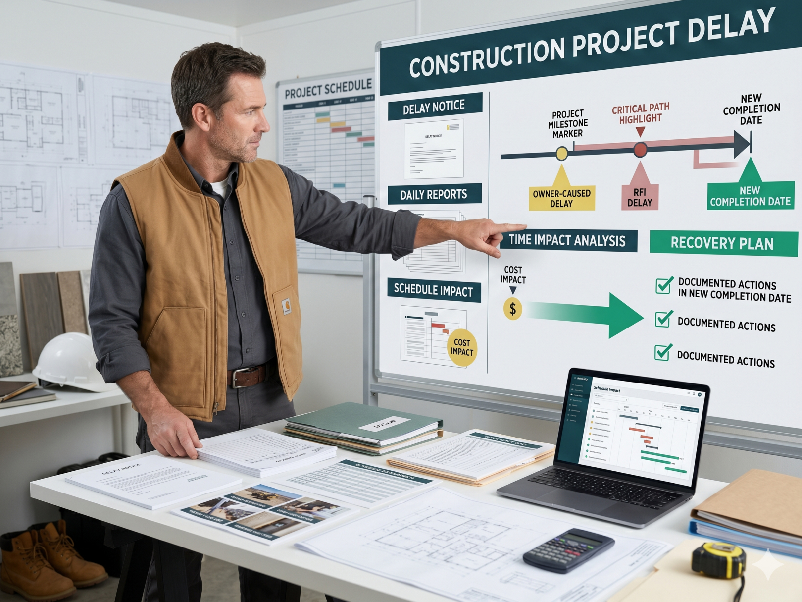How to Handle a Construction Project Delay: Notice, Documentation, and Recovery