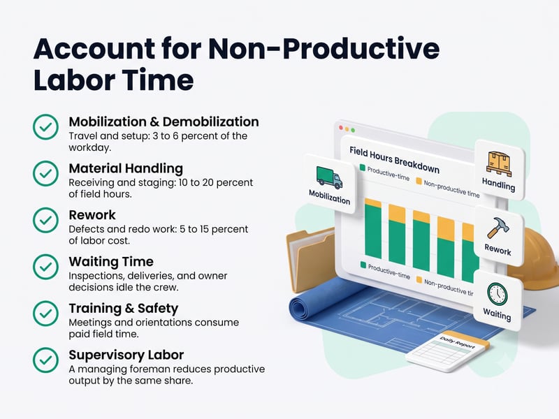 Step 5: Account for Non-Productive Labor Time