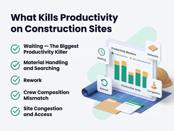 What Kills Productivity on Construction Sites