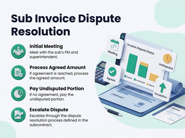 Sub Invoice Dispute Resolution