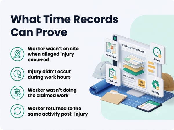 What Time Records Can Prove
