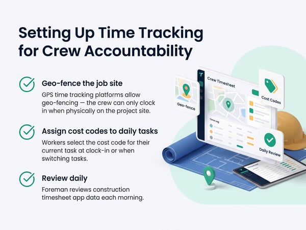 Setting Up Time Tracking for Crew Accountability