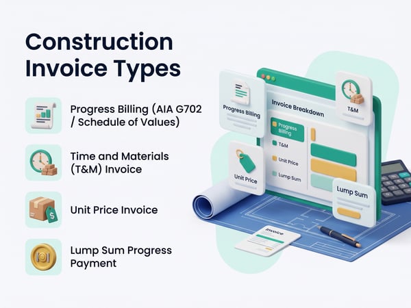 Construction Invoice Types