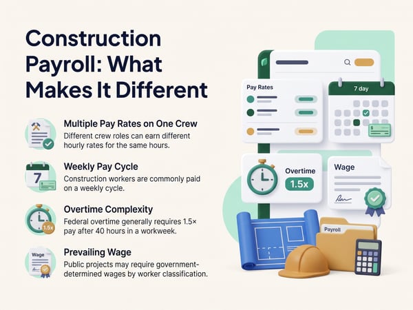 Construction Payroll: What Makes It Different