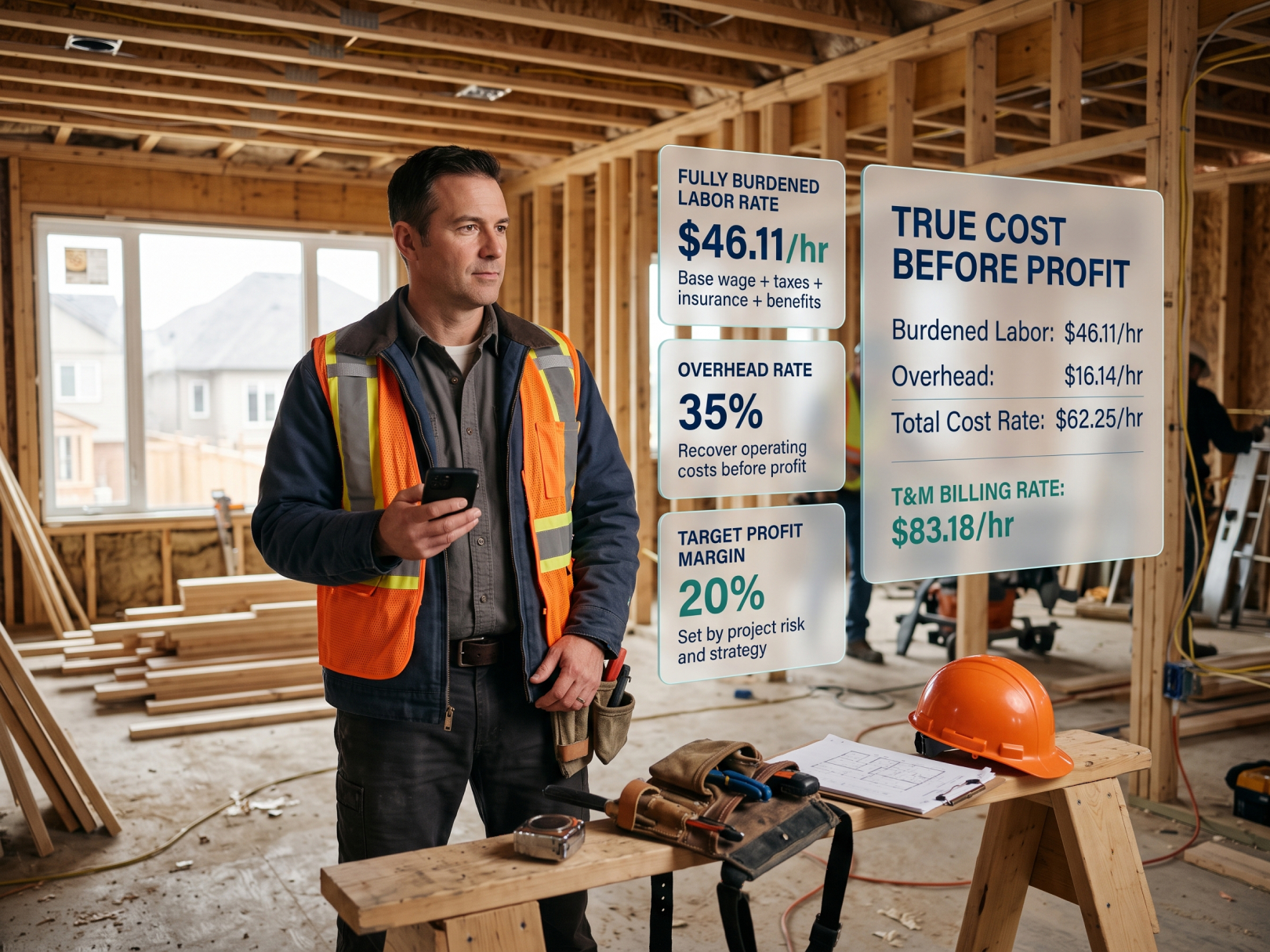 How to Price Construction Work: Markup, Margin, and Labor Rates