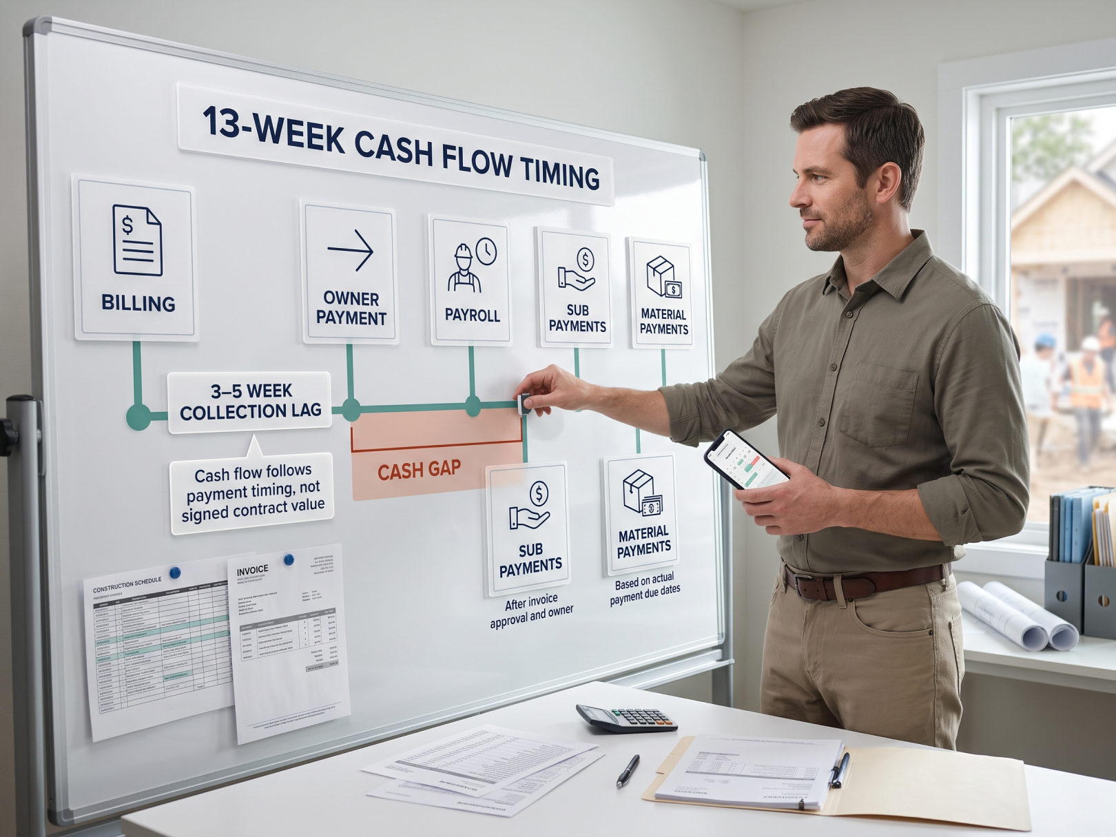 Construction Cash Flow Forecasting: How to Build a 13-Week Forecast
