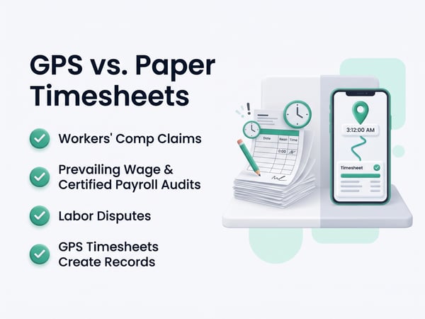 GPS Timesheets vs. Paper Timesheets: The Difference Is Defensibility