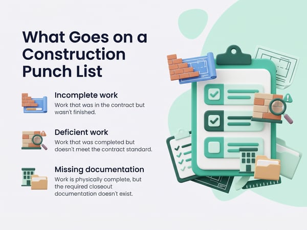 What Goes on a Construction Punch List