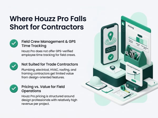 Where Houzz Pro Falls Short for Contractors