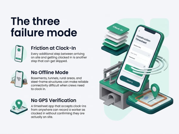 The three failure modes: