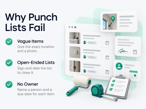 Why Residential Punch Lists Fail