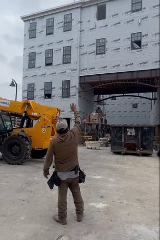 Project Manager directing on site | InTown Homes