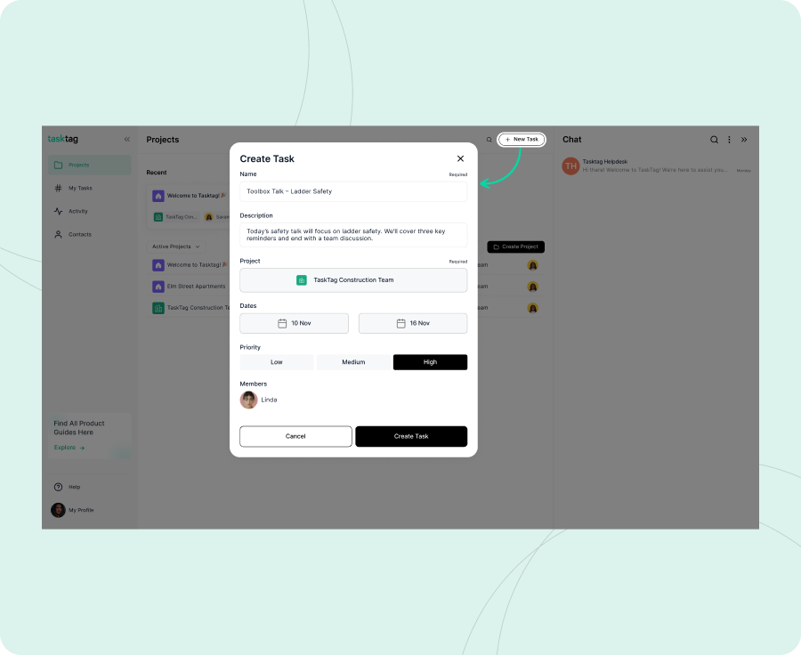 Step 1 - Create Task