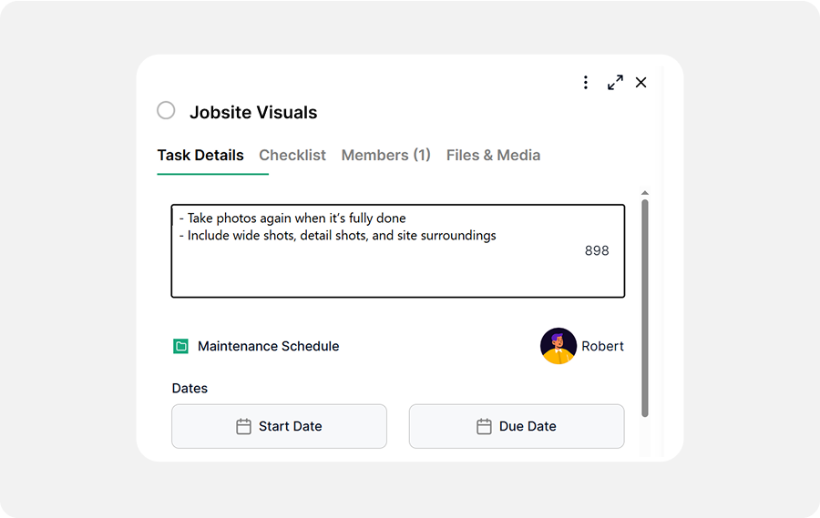 Step 2 - Add Photo Capture Instructions for Field Crews