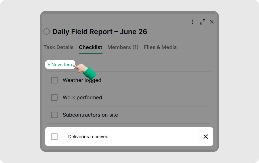 Step 3 - Add a Checklist Template (Optional)