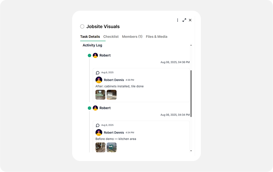 Step 3 - Add a Photo Checklist for Jobsite Documentation