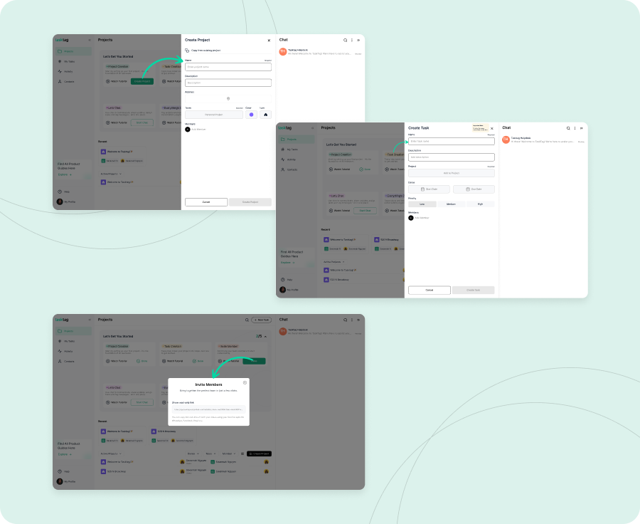 Step 3 - Assign Tasks and Track Progress