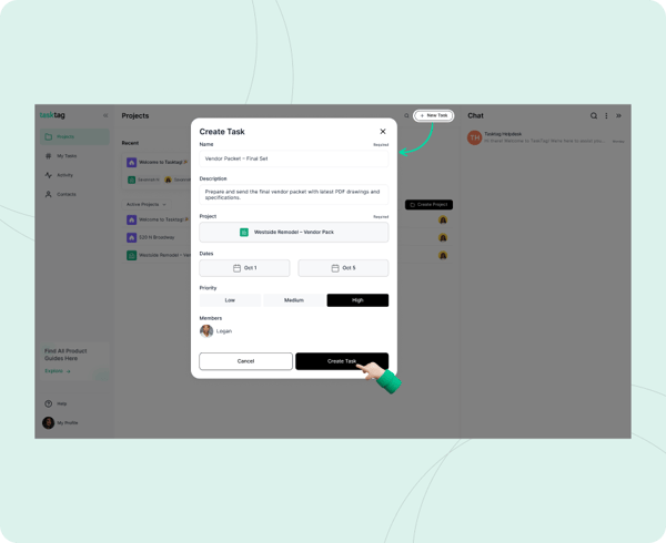Step 3 - Create a Task