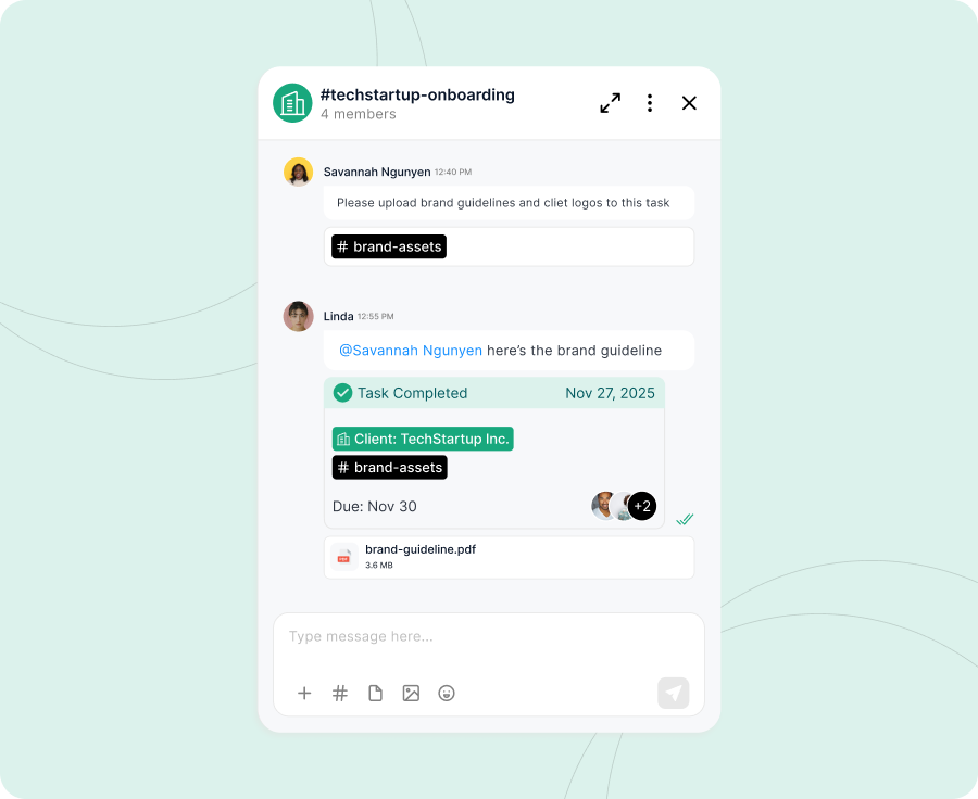 Step 6 Share Files Where Discussion Happens