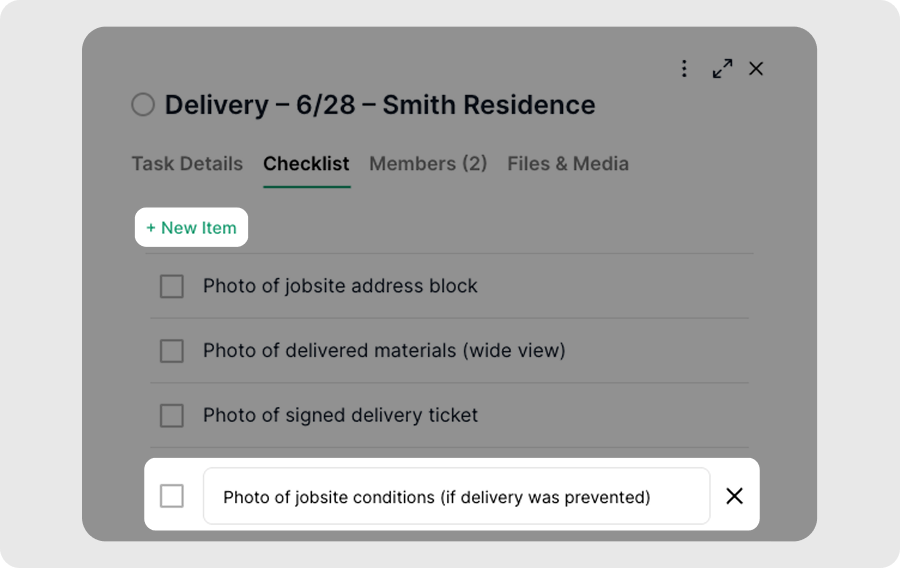 Step 6: Add a Delivery Checklist to Ensure Completion