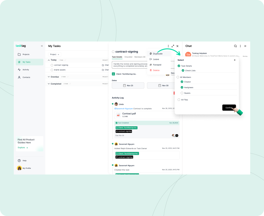 Step 7 Complete & Archive or Duplicate